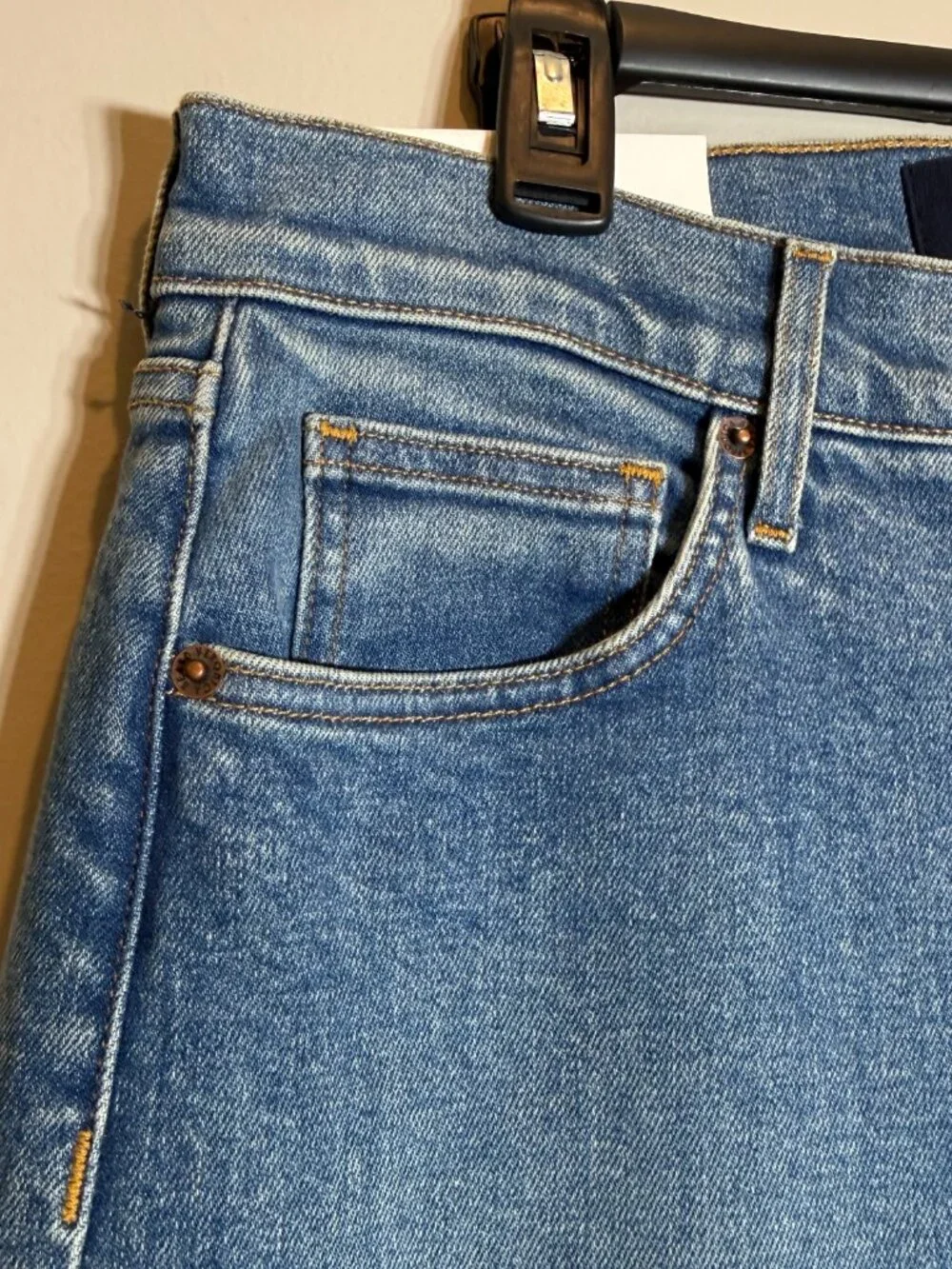 Veronica Beard Beverly Loafer High-Rise Skinny Flare Jeans Womens 32 Ripple Haze